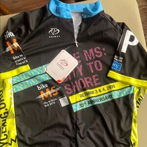 Black and Yellow Cycling Jersey